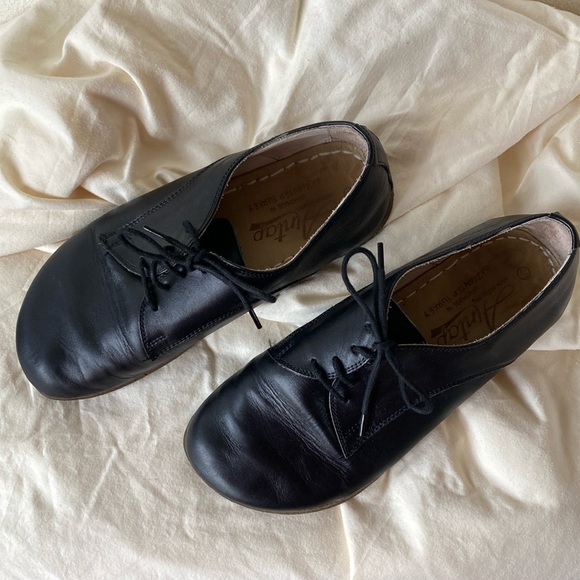 AINTAP Feel Barefoot Minimalist zero drop handmade black leather oxfords W9 EU40 - Picture 2 of 10